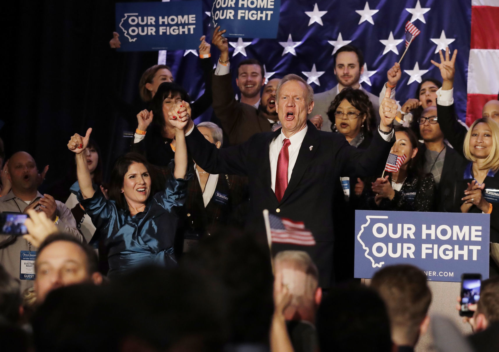 APTOPIX Illinois Primary Governor